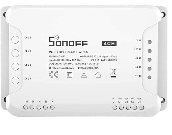 Wi-Fi DIY Smart Switch 4CH R3 Sonoff